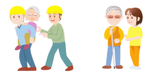 要配慮者のイラスト画像