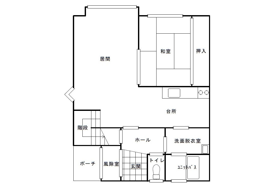 間取り図（1階）