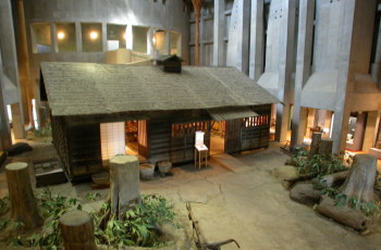 メイン展示室（屯田兵屋）